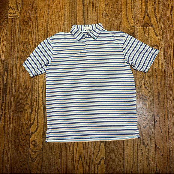 Peter Millar striped polo- Size XL (13-14) - Picture 2 of 4